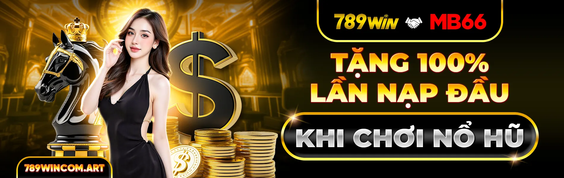 tặng 100% lần nạp đầu tại 789win